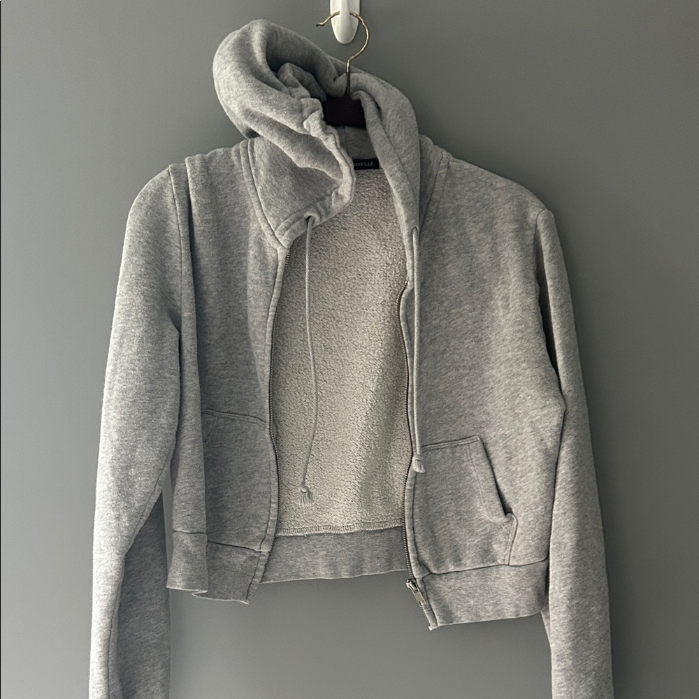 Brandy Melville Light Gray Hoodie